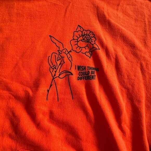 Broken Promises Could Be‎ Different Hoodie Orange M NWT - Picture 6 of 7